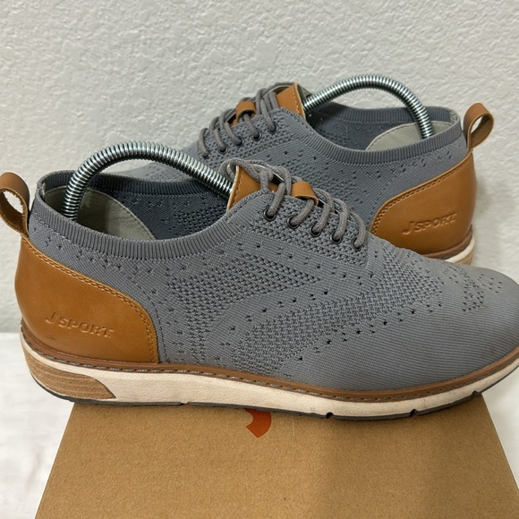 Jambu & Co J Sport Gray and Tan Lace Up Casual Shoes Size 9 - Picture 5 of 14